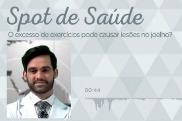 Spot de Saúde Educadora FM – Pedro Bastos – O excesso de exercícios pode causar lesões no joelho?